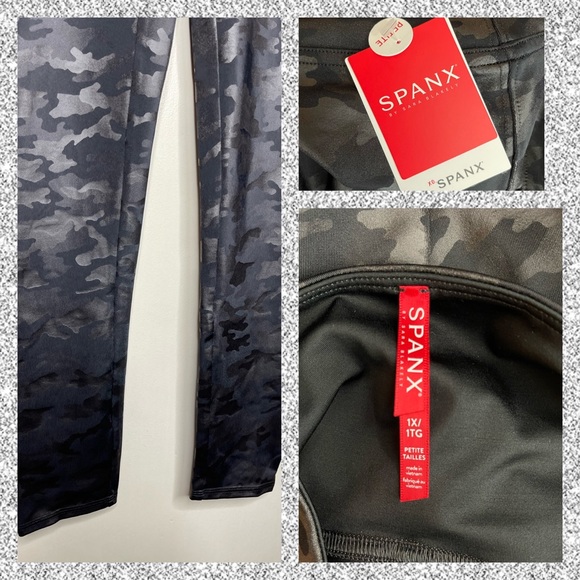 SPANX Faux Leather Camo Leggings - Picture 3 of 4